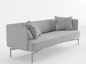 bernhardt sofa finale Model 3D