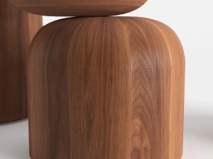 design within reach hew side tables 3D Model
