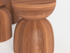 design within reach hew side tables 3D Model