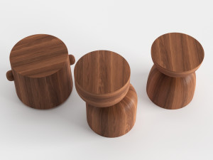 design within reach hew side tables 3D मॉडल