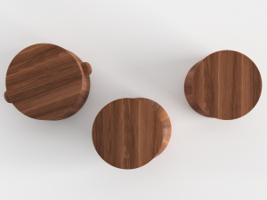 design within reach hew side tables 3D मॉडल