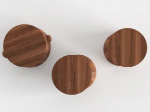 design within reach hew side tables 3D Model