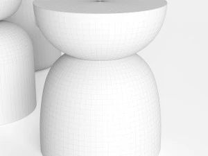 design within reach hew side tables 3D Model