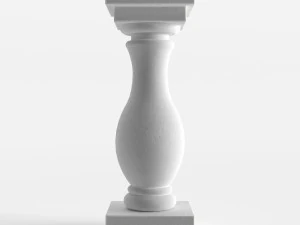 architectural element balustrade 3D Model