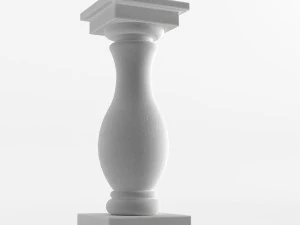 architectural element balustrade 3D Model