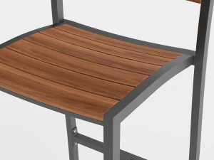 banqueta larga Modelo 3D