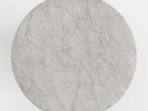 west elm pedestal coffee table 3Dモデル
