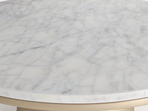 west elm pedestal coffee table 3Dモデル
