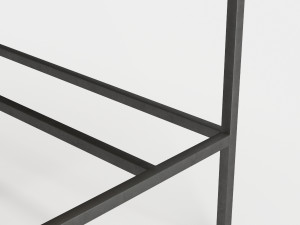 west elm industrial storage mini desk 3Dモデル