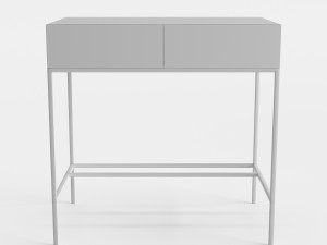west elm industrial storage mini desk 3Dモデル