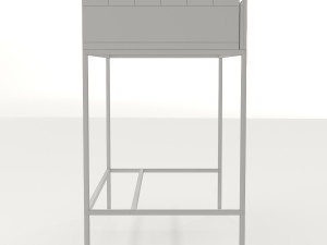 west elm industrial storage mini desk 3Dモデル