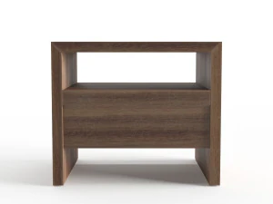 crate and barrel atlas nightstand 3D Model