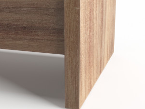 crate and barrel atlas nightstand 3D Model
