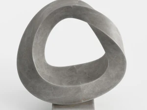 modern decorative abstract stone art sculpture 06 3D Model