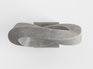 modern decorative abstract stone art sculpture 06 Modello 3D