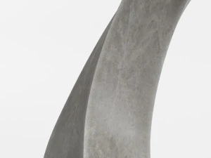modern decorative abstract stone art sculpture 06 3D Model