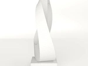 modern decorative abstract stone art sculpture 06 3D Model