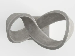modern decorative abstract stone art sculpture 09 3D Model
