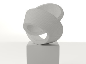modern decorative abstract stone art sculpture 09 3D-Modell