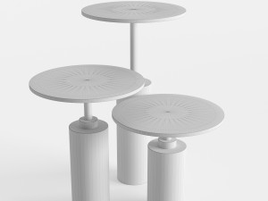 rossato arredamenti claridge tables 3D Model