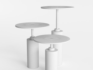 rossato arredamenti claridge tables 3D Model