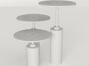 rossato arredamenti claridge tables 3D Model
