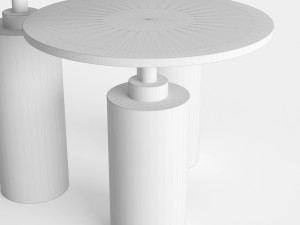 rossato arredamenti claridge tables 3D Model