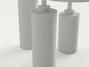 rossato arredamenti claridge tables 3D Model