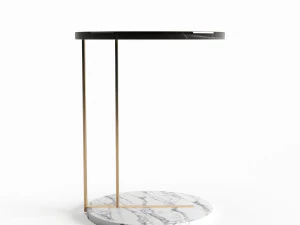 marble side table 3D Model