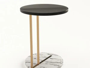 marble side table 3D Model