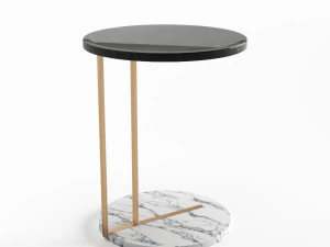 marble side table 3D Model