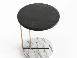 marble side table 3D Model