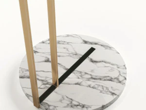 marble side table 3D Model