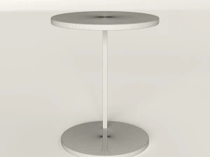 marble side table 3D Model