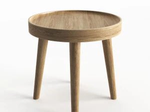 semplice tavolino in legno Modello 3D