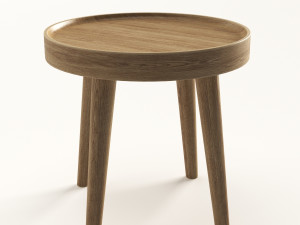 simple wood side table Modelo 3D