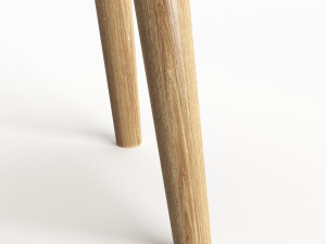 simple wood side table Modelo 3D