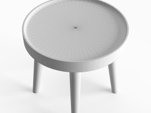 simple wood side table Modelo 3D