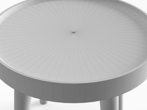 simple wood side table Modelo 3D