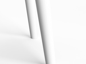simple wood side table Modelo 3D