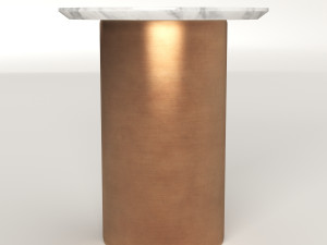 copper side table 3Dモデル