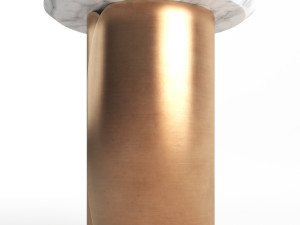 copper side table 3Dモデル