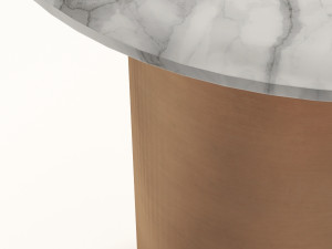 copper side table 3Dモデル