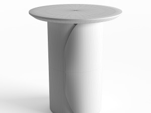 copper side table 3Dモデル