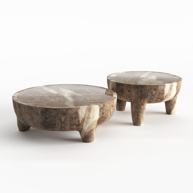 inkolo coffee and side table 3Dモデル .c4d .max .obj .3ds .fbx .stl .blend