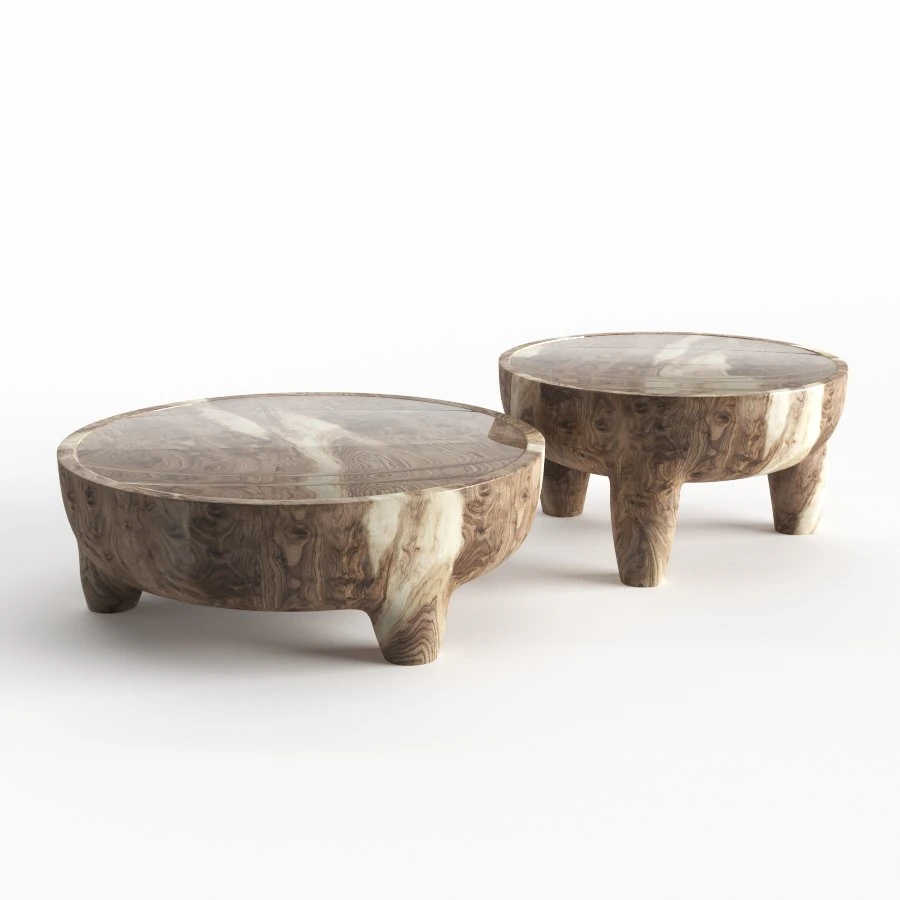 inkolo coffee and side table 3D Model .c4d .max .obj .3ds .fbx .stl .blend