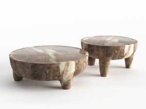 inkolo coffee and side table 3D 모델