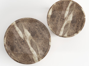 inkolo coffee and side table 3Dモデル