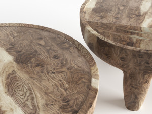 inkolo coffee and side table 3Dモデル