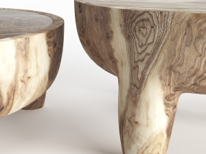 inkolo coffee and side table 3Dモデル